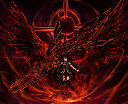 Utsuho Reiuji Anime Touhou HD Desktop Wallpaper | Background Image