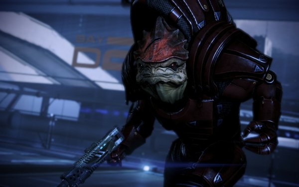 Video Game Mass Effect Urdnot Wrex HD Wallpaper | Background Image