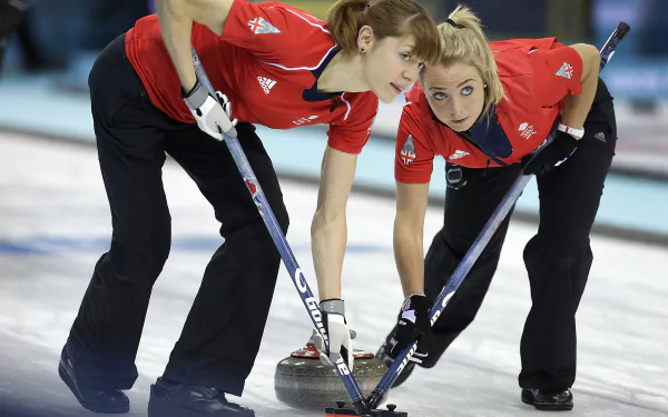 Curling Sports HD Desktop Wallpaper | Background Image