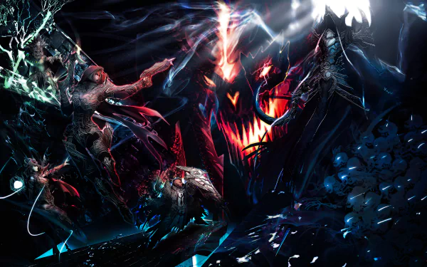 Diablo Crusader (Diablo III) Wizard (Diablo III) Witch Doctor (Diablo III) Demon Hunter (Diablo III) Malthael (Diablo III) video game Diablo III: Reaper Of Souls HD Desktop Wallpaper | Background Image