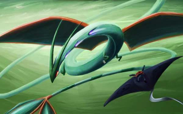 Mantine (Pokémon) Flygon (Pokémon) video game Pokemon HD Desktop Wallpaper | Background Image