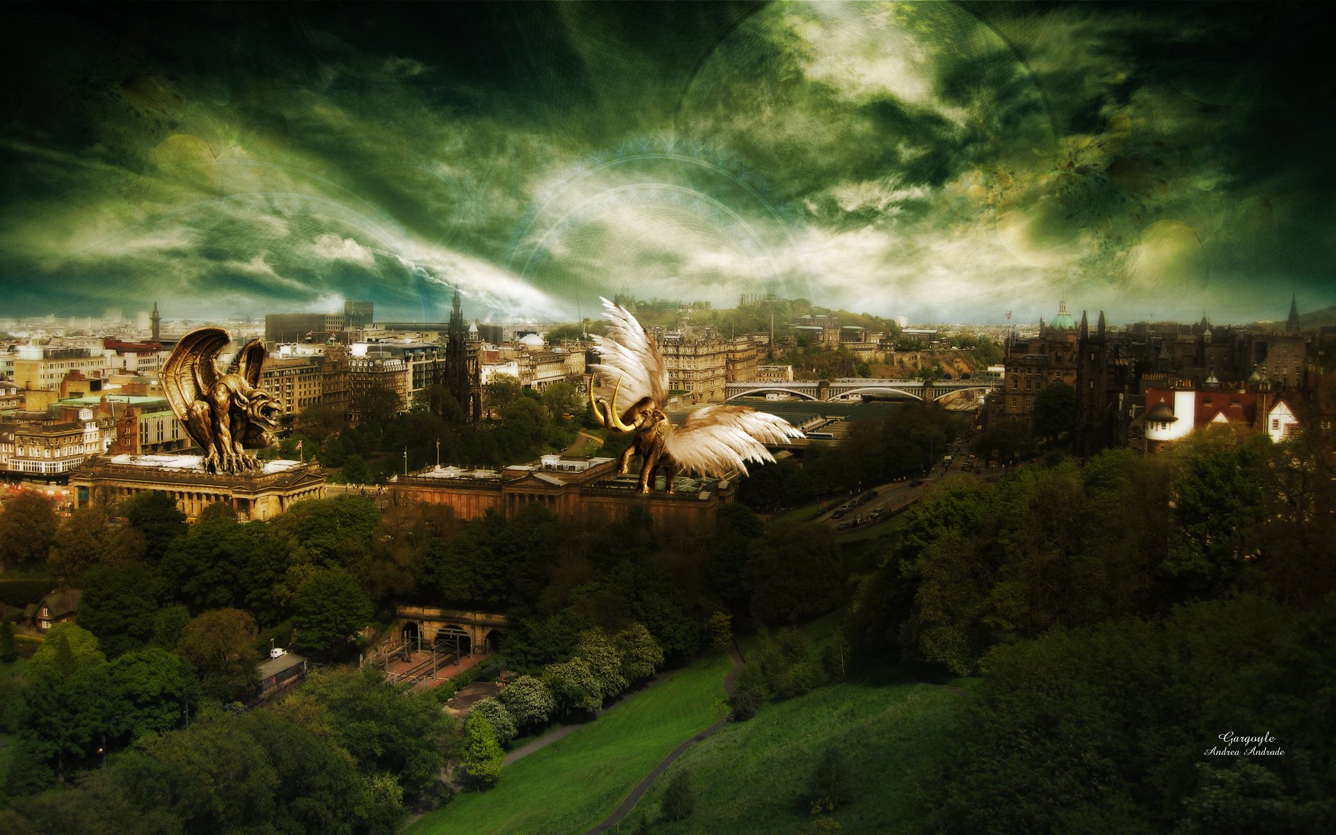 Download Artistic Landscape HD Wallpaper by Andrea Andrade