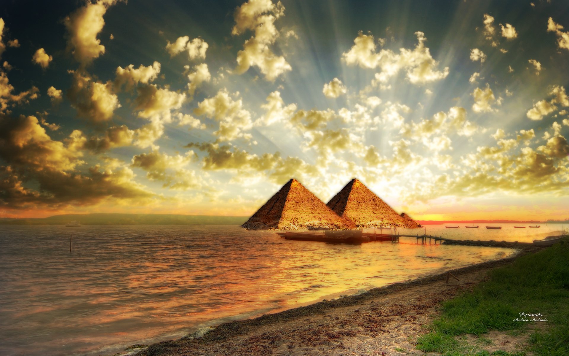 Download Artistic Landscape HD Wallpaper by Andrea Andrade