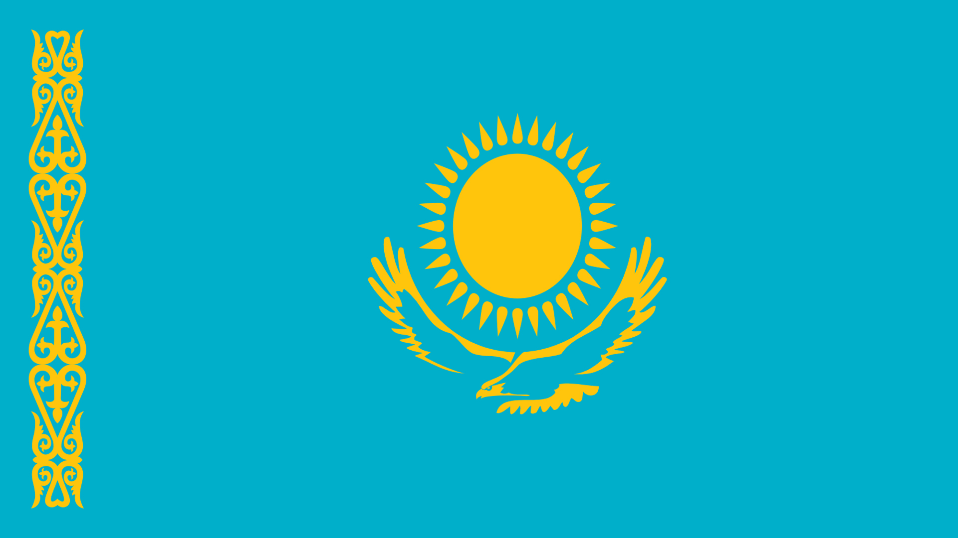Misc Flag of Kazakhstan HD Wallpaper | Background Image