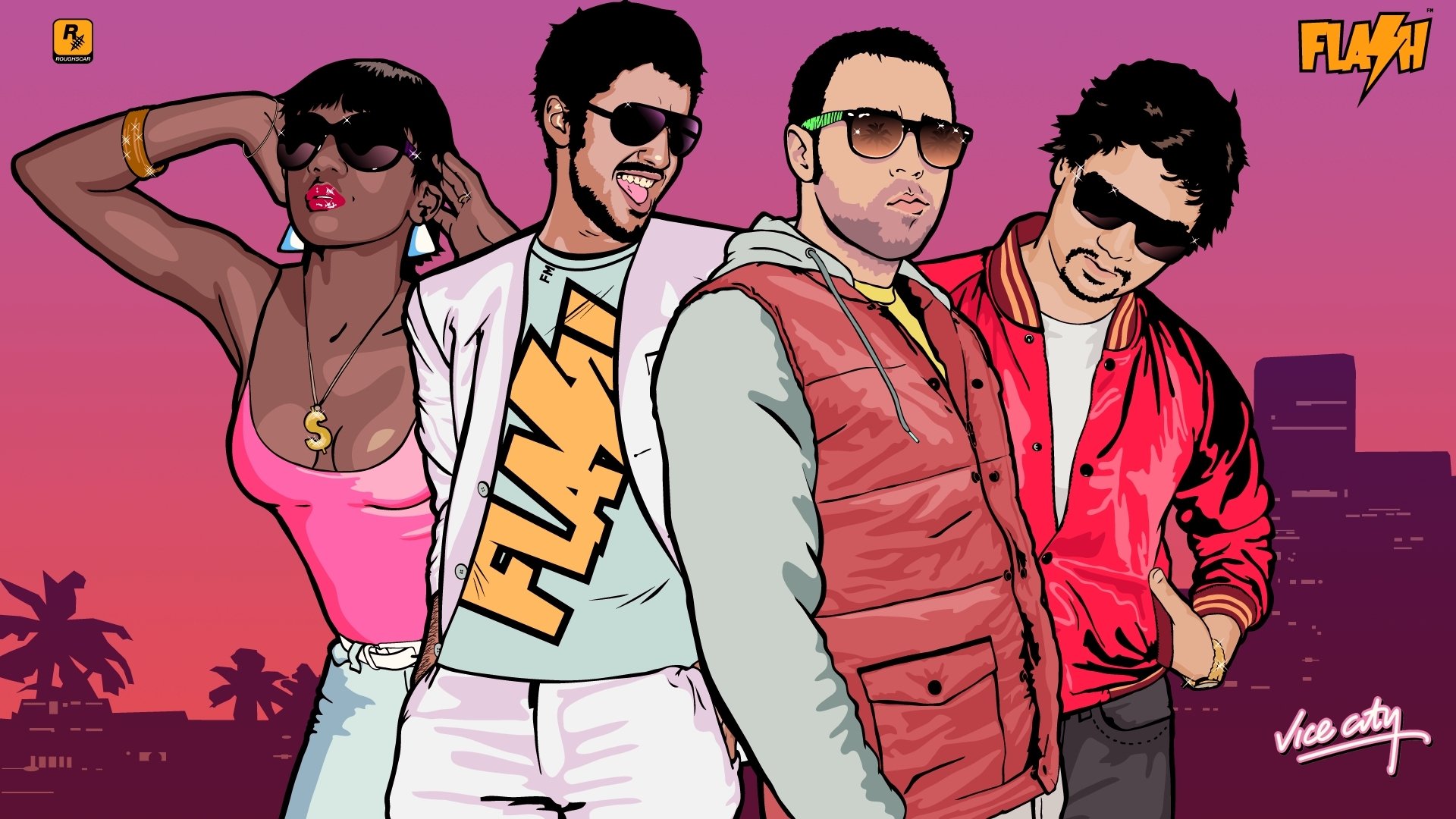 Download Video Game Grand Theft Auto: Vice City HD Wallpaper