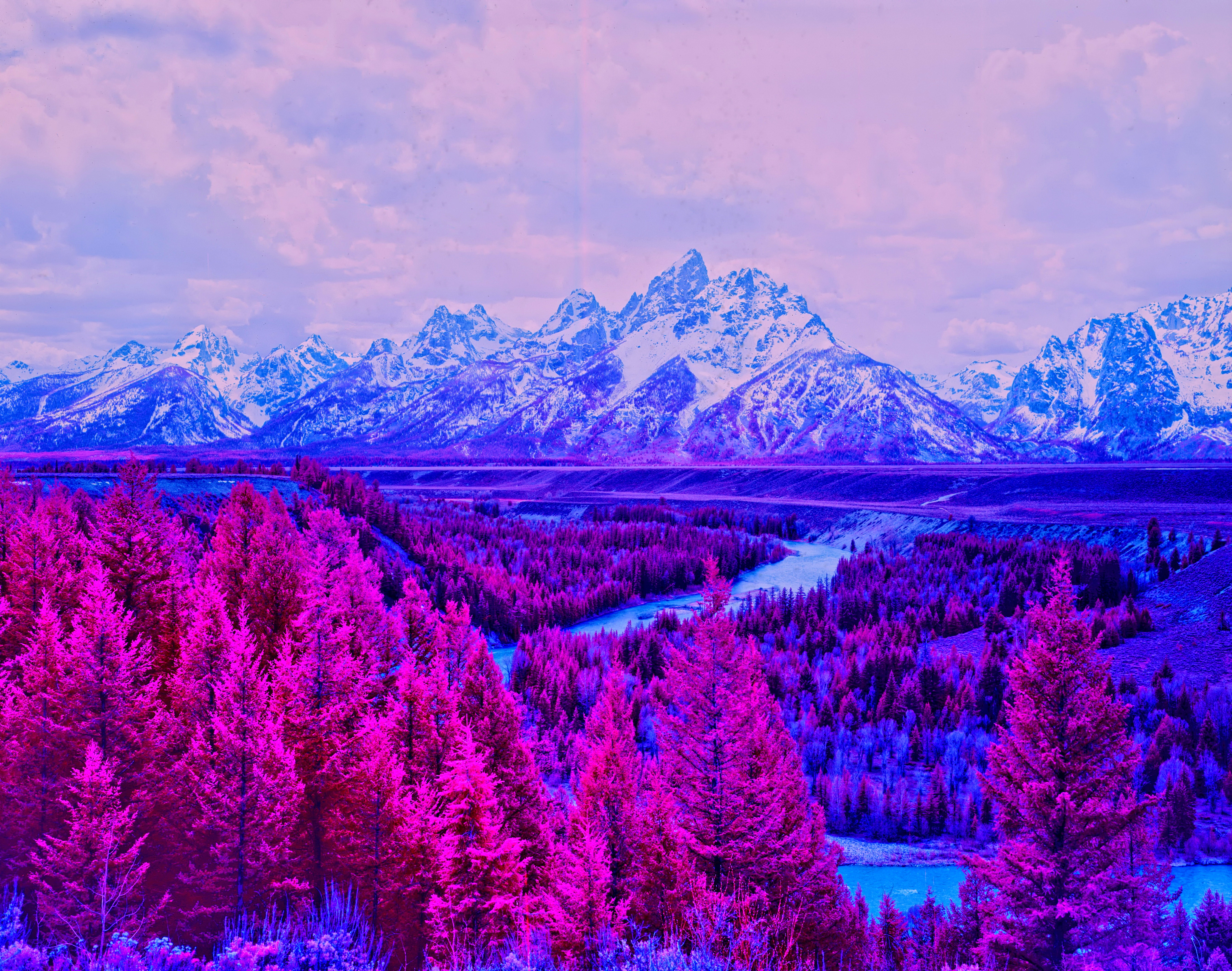 Earth The Teton Range HD Wallpaper | Background Image