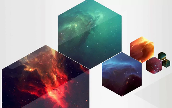 Abstract hexagon HD Desktop Wallpaper | Background Image