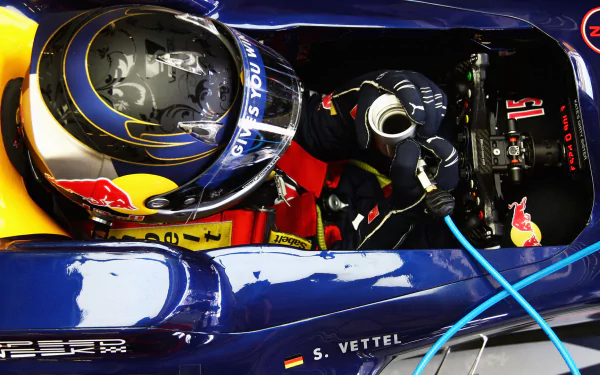 F1 Red Bull Sebastian Vettel Sports HD Desktop Wallpaper | Background Image