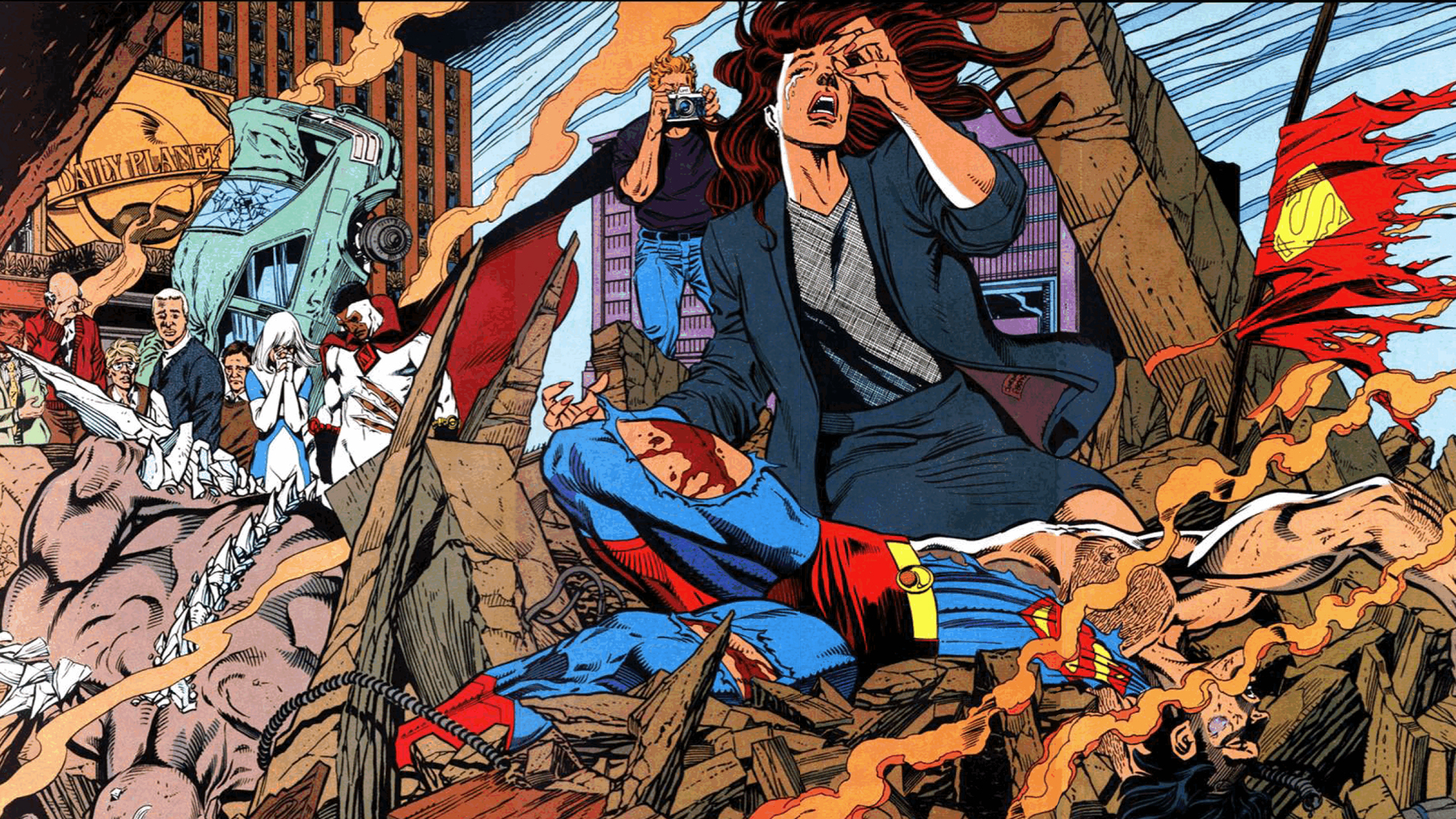 Comics The Death Of Superman HD Wallpaper | Background Image