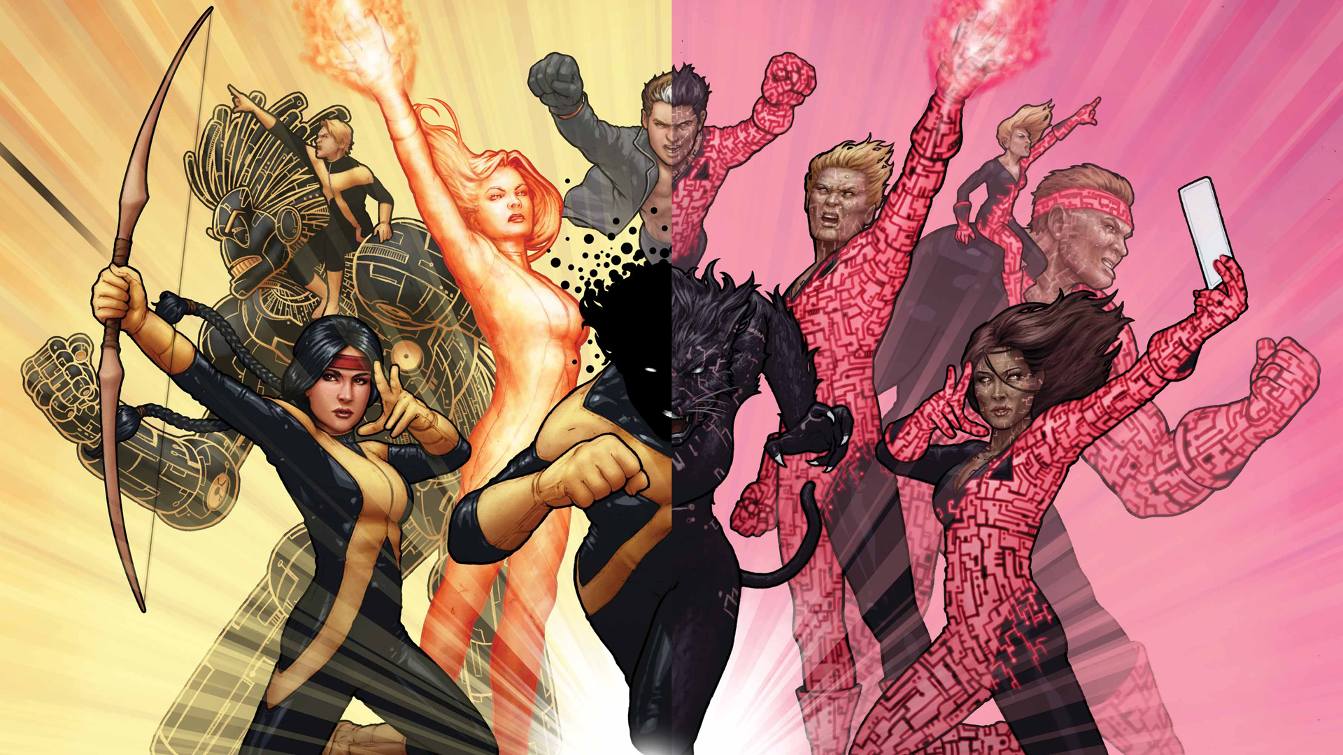 Comics New Mutants HD Wallpaper | Background Image