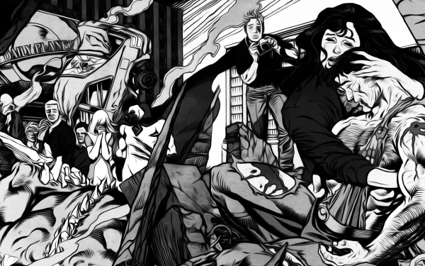 Comic The Death of Superman HD Desktop Wallpaper | Background Image