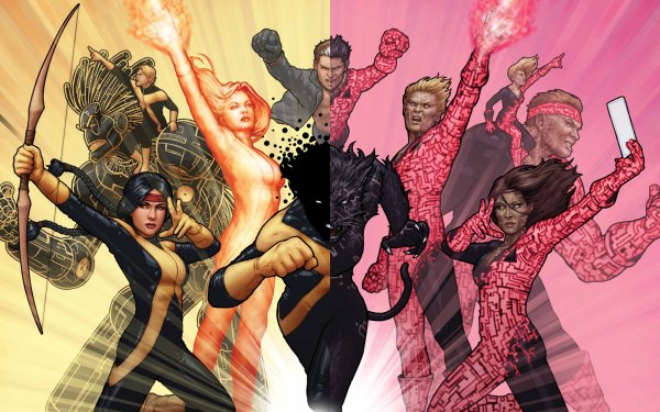Comics New Mutants X-Men Wolfsbane Mirage Warlock Sunspot Douglas Ramsey HD Wallpaper | Background Image