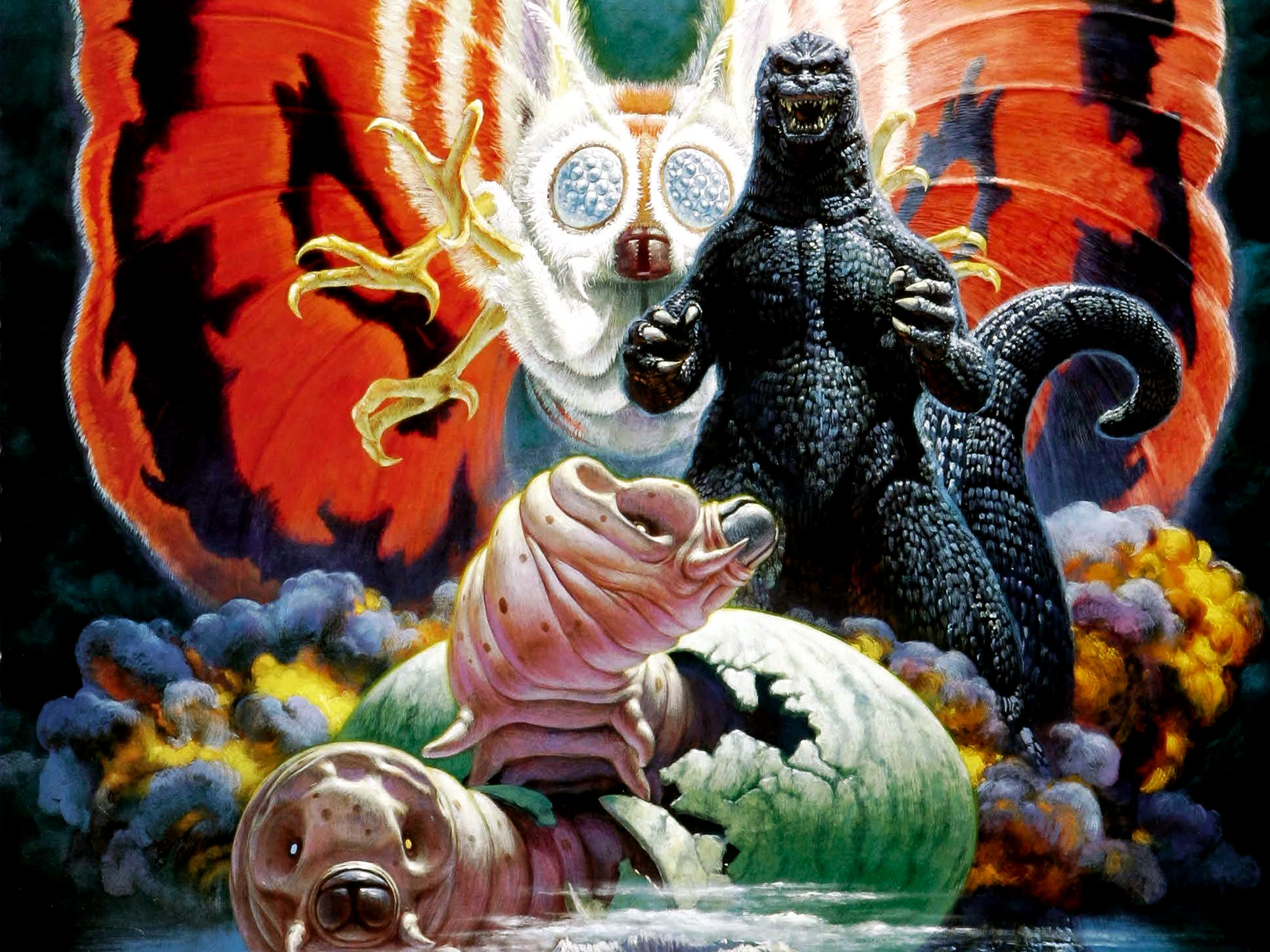 Movie Godzilla Vs. Mothra HD Wallpaper | Background Image