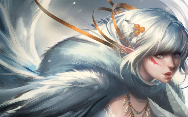 wings fantasy woman HD Desktop Wallpaper | Background Image