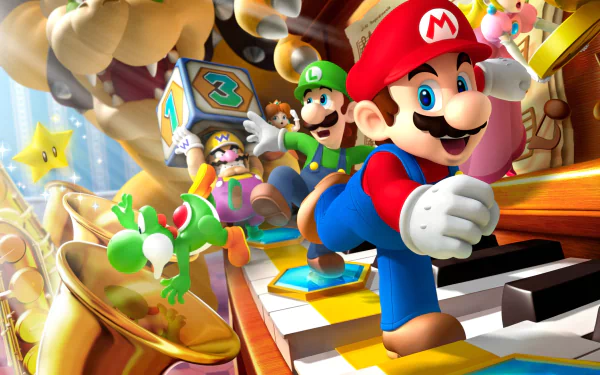 video game Mario Party HD Desktop Wallpaper | Background Image