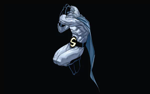 A dynamic HD desktop wallpaper featuring a comic-style character, Sentry, in a powerful pose against a dark background, showcasing the essence of superhero action.