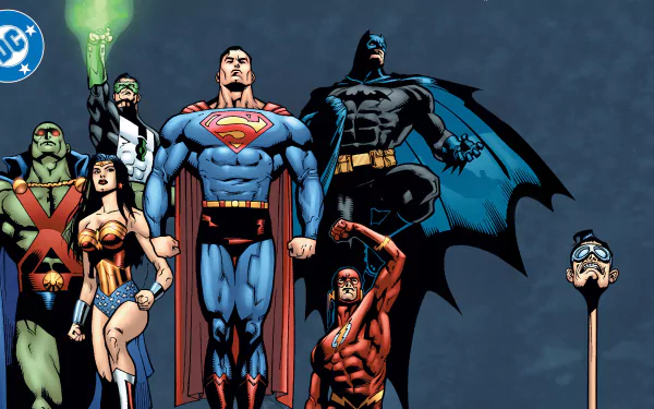 Wally West Kyle Rayner DC Comics Plastic Man Flash Batman Superman Green Lantern Wonder Woman Martian Manhunter Comic Justice League HD Desktop Wallpaper | Background Image