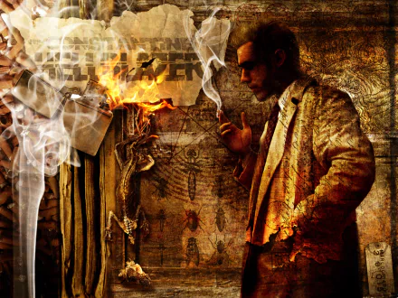 Comic Hellblazer HD Desktop Wallpaper | Background Image