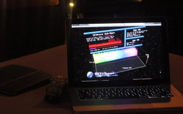 notebook SETI technology SETI@home HD Desktop Wallpaper | Background Image