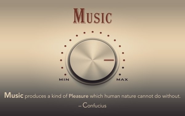 Misc Quote Confucius Music HD Wallpaper | Background Image