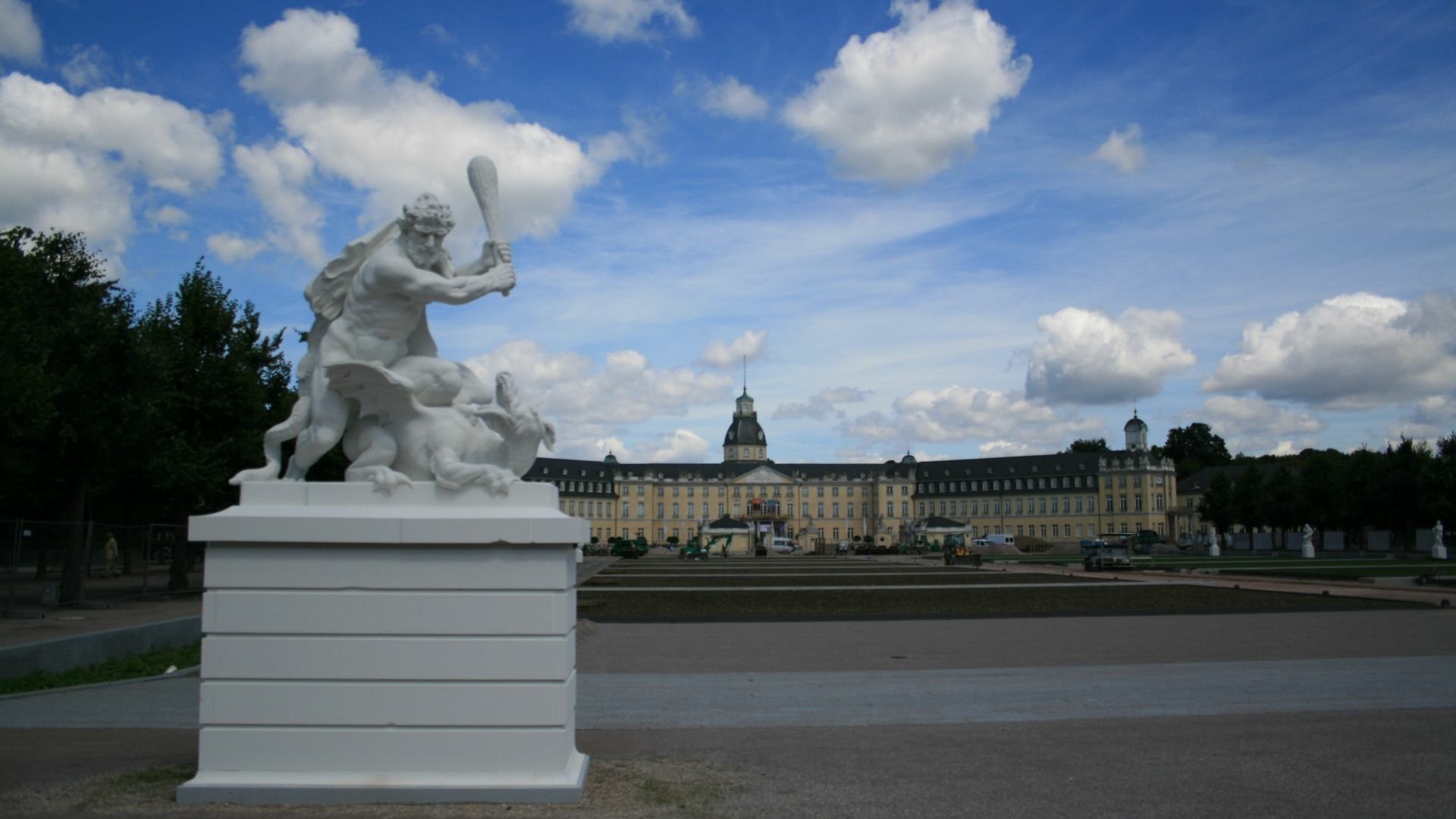 Download Man Made Karlsruhe Palace HD Wallpaper