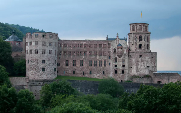 man made Heidelberg Castle HD Desktop Wallpaper | Background Image