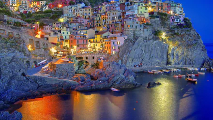 man made Manarola HD Desktop Wallpaper | Background Image