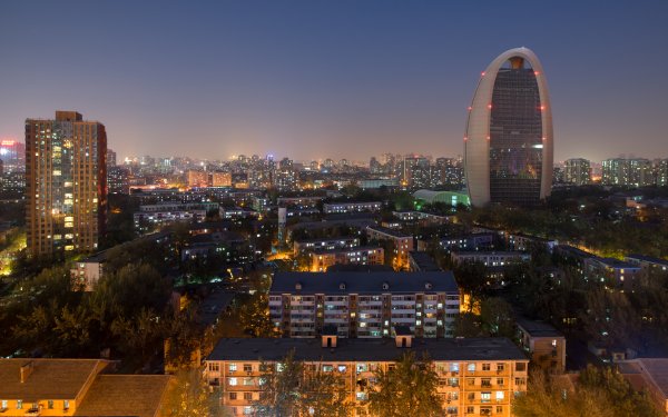 Man Made Beijing Cities China Night HD Wallpaper | Background Image