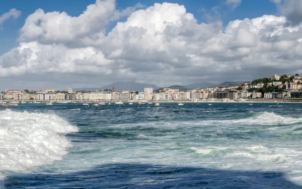 Spain man made San Sebastián HD Desktop Wallpaper | Background Image