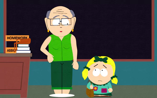 Butters Stotch Mr. Garrison TV Show South Park HD Desktop Wallpaper | Background Image