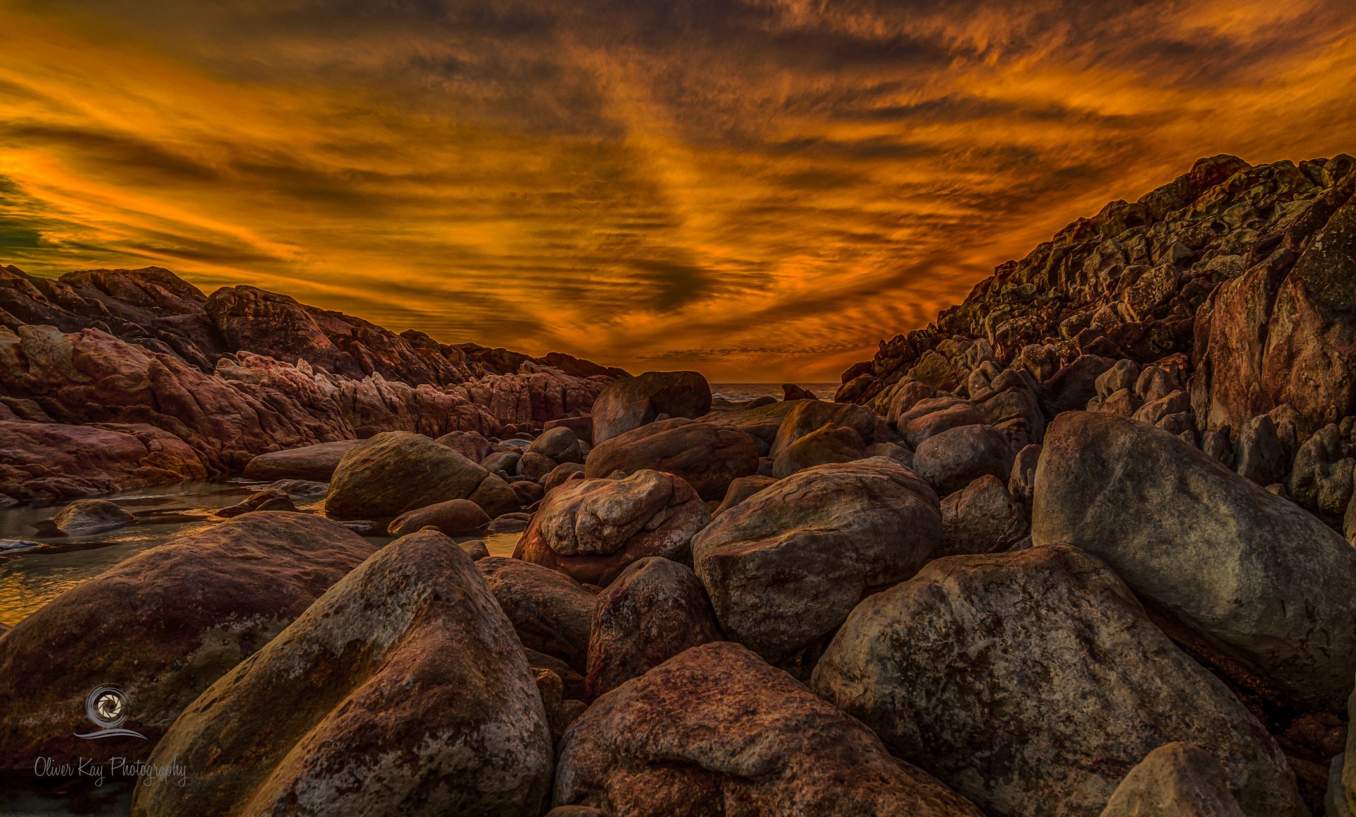 Download Sky Glow Beach Australia Nature Sunset 4k Ultra HD Wallpaper by Oliver Kay