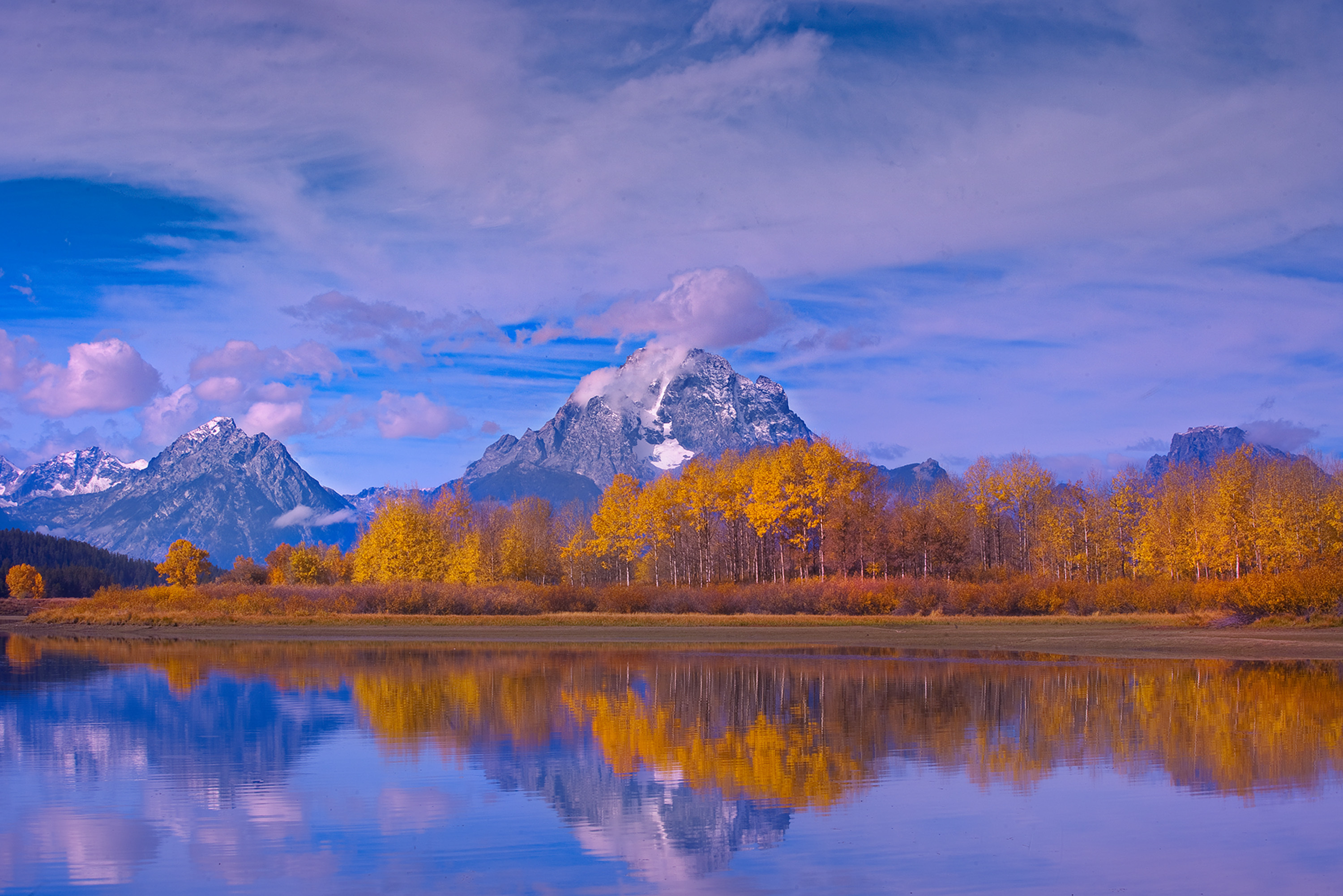 Download Lake Reflection Fall Cloud Nature Mountain HD Wallpaper