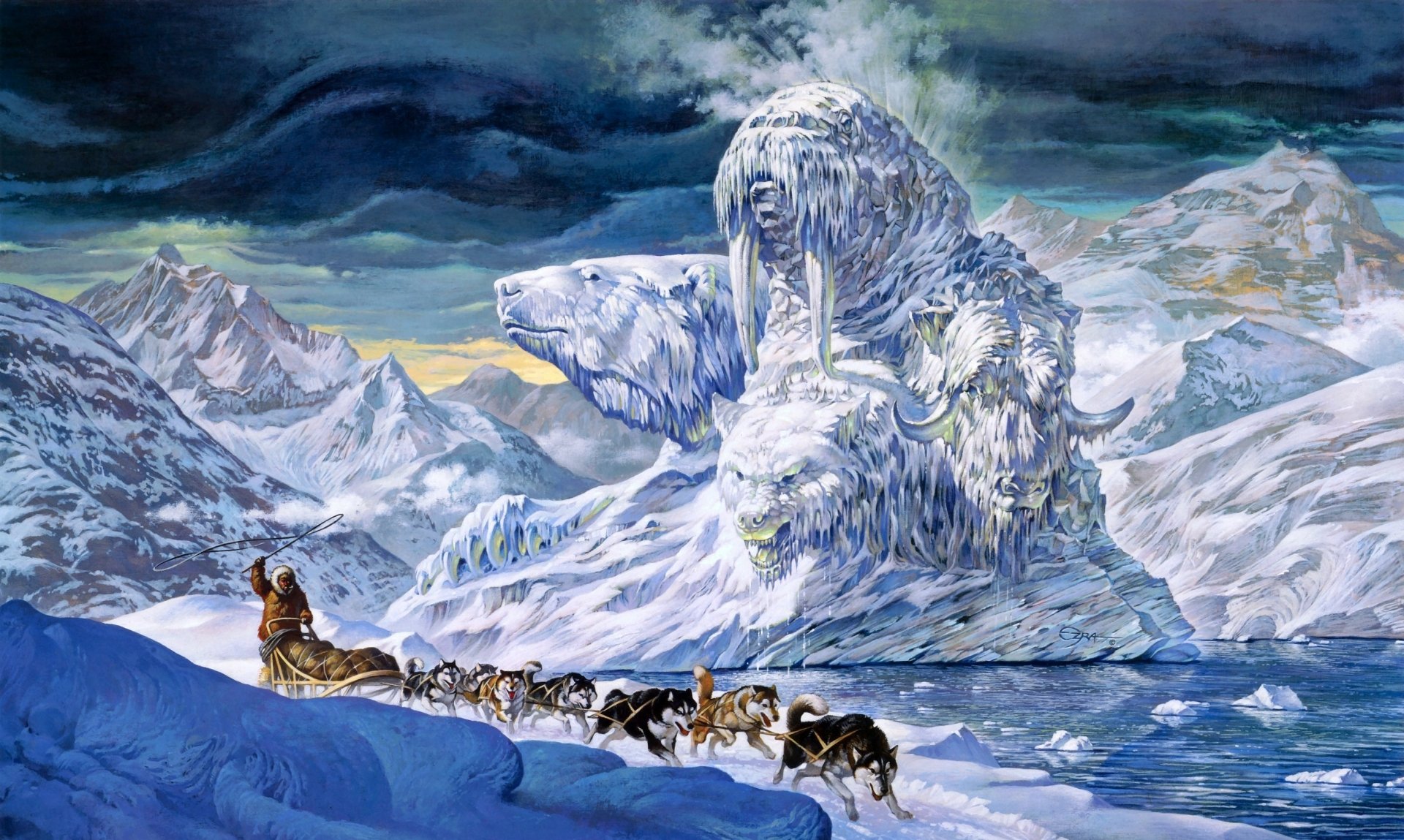 Арктика живопись