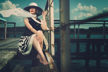 woman vintage HD Desktop Wallpaper | Background Image