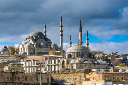 religious Süleymaniye Mosque HD Desktop Wallpaper | Background Image