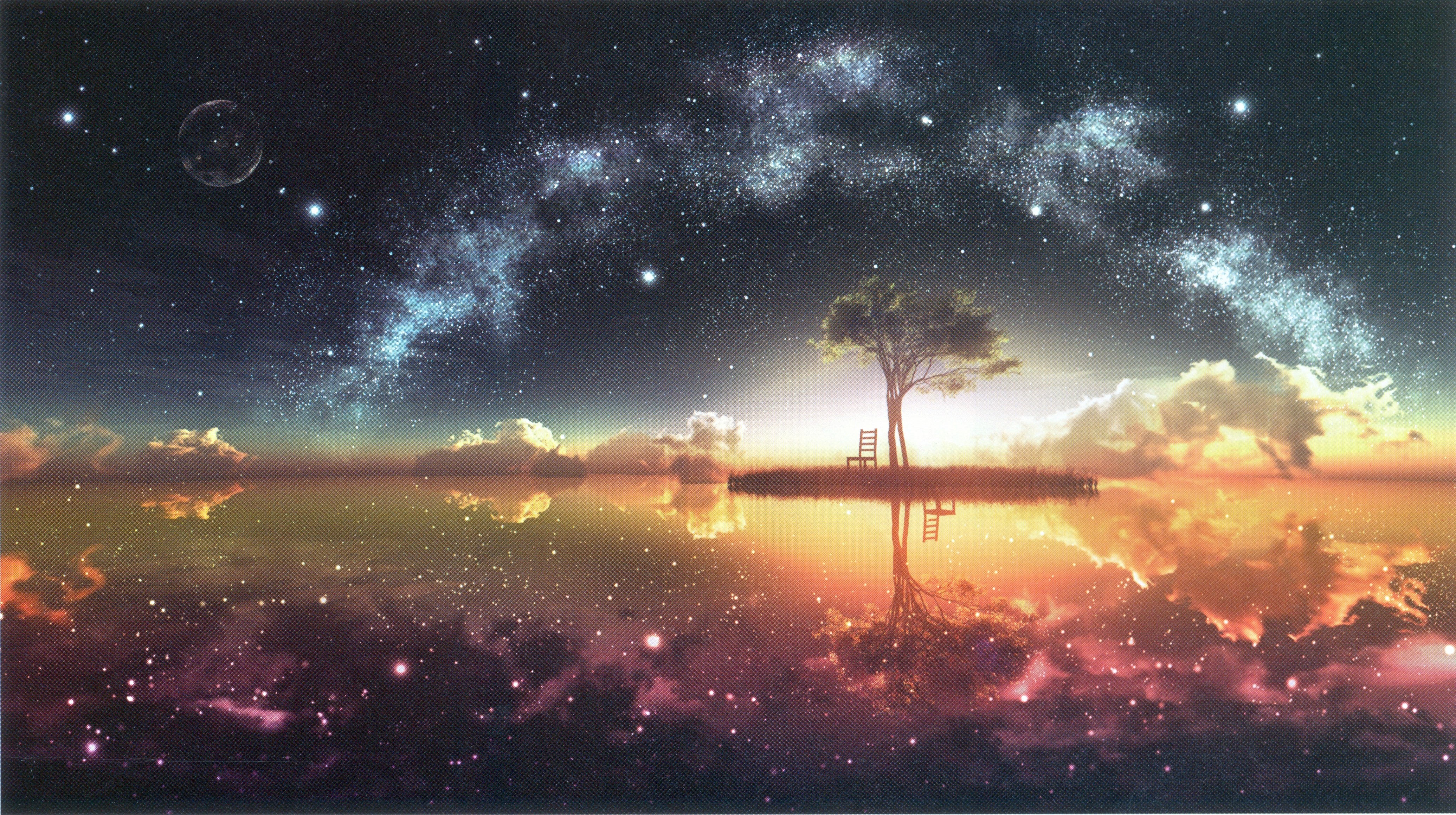 Starry Reflections: Anime Landscape in 4K Ultra HD by Y-K