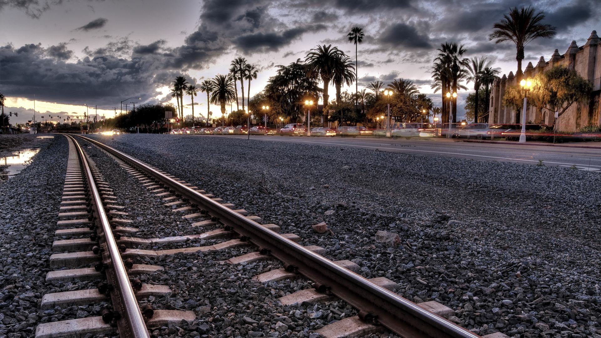 Download Man Made Railroad HD Wallpaper | 1920x1080 | Wallpaper Abyss