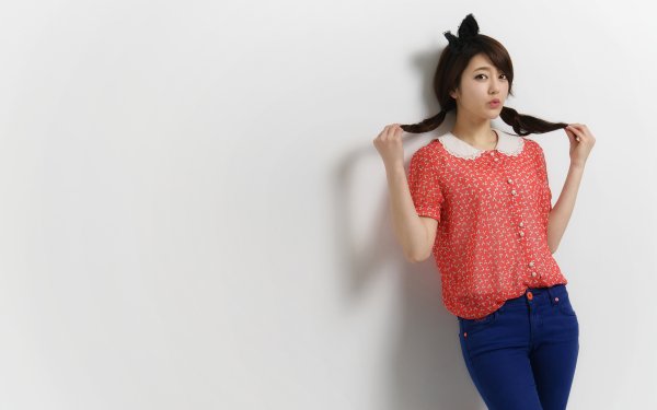Women Asian Model Plait HD Wallpaper | Background Image