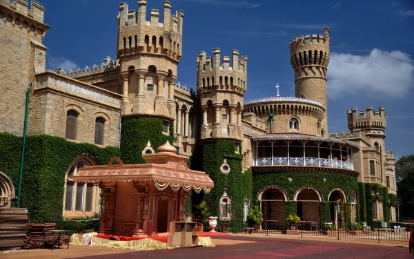 Man Made Bangalore Palace Palaces India Karnataka State HD Wallpaper | Background Image