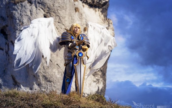 Women Cosplay League Of Legends Kayle HD Wallpaper | Background Image