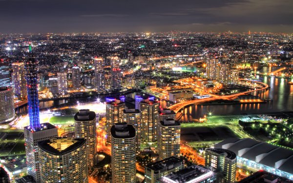 Man Made Yokohama Cities Japan Kanagawa Prefecture HD Wallpaper | Background Image