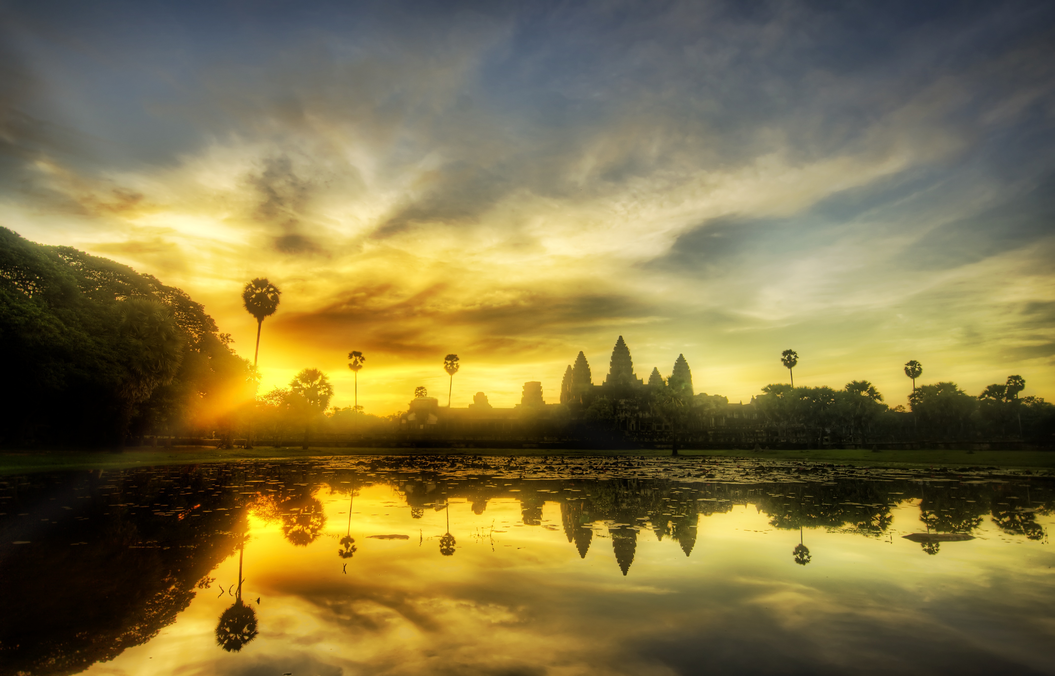 Man Made Angkor Wat HD Wallpaper | Background Image