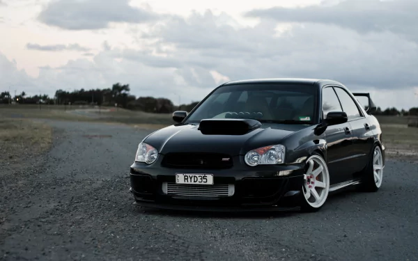 black car Subaru car vehicle Subaru WRX HD Desktop Wallpaper | Background Image