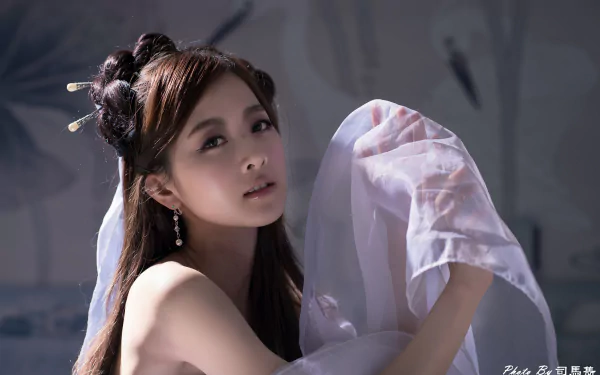 hairpin hair-dress Chinese Taiwanese asian woman Mikako Zhang Kaijie HD Desktop Wallpaper | Background Image