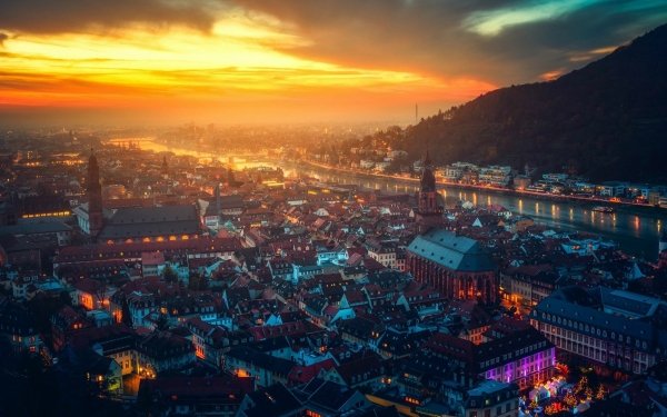 Man Made Heidelberg Towns Germany HD Wallpaper | Background Image