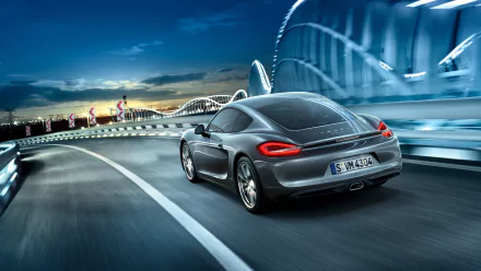 silver car car Porsche vehicle Porsche Cayman HD Desktop Wallpaper | Background Image