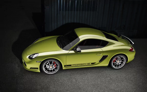 green car car Porsche Porsche Cayman vehicle Porsche Cayman R HD Desktop Wallpaper | Background Image