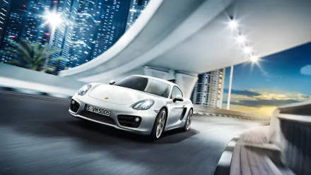 white car car Porsche Porsche Cayman vehicle Porsche Cayman S HD Desktop Wallpaper | Background Image