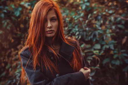 redhead woman model HD Desktop Wallpaper | Background Image