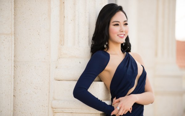 Women Yoo Ye-bin Model Dress Smile Asian HD Wallpaper | Background Image